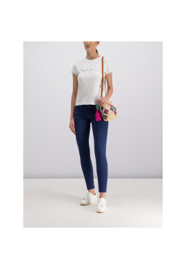 Pepe Jeans Тишърт Alex PL504159 Бял Regular Fit - Pepit.bg