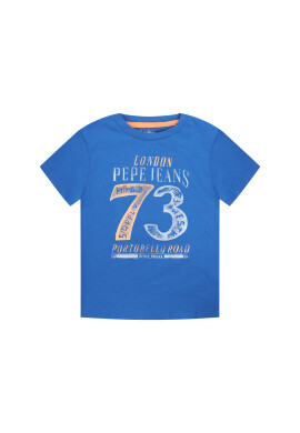 Pepe Jeans Тишърт Andy PB502823 Син Regular Fit - Pepit.bg