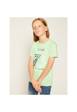 Pepe Jeans Тишърт Andy PB502823 Зелен Regular Fit - Pepit.bg