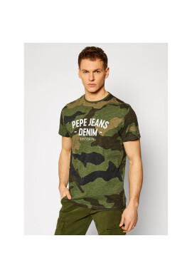 Pepe Jeans Тишърт Andy PM507544 Зелен Regular Fit - Pepit.bg