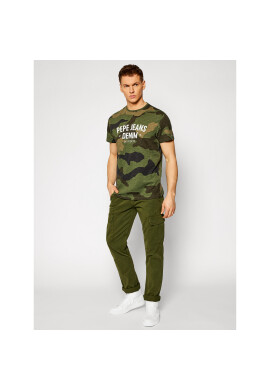 Pepe Jeans Тишърт Andy PM507544 Зелен Regular Fit - Pepit.bg