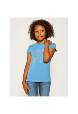 Pepe Jeans Тишърт Aquaria PG502431 Син Regular Fit - Pepit.bg