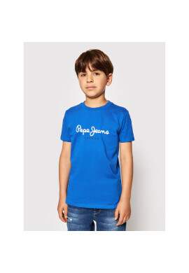 Pepe Jeans Тишърт Art PB501228 Син Regular Fit - Pepit.bg