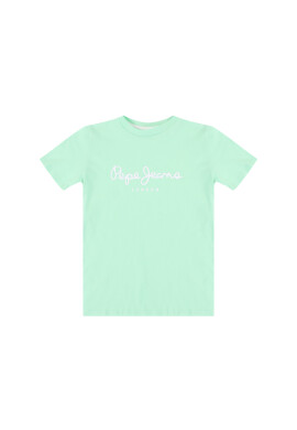 Pepe Jeans Тишърт Art PB501228 Зелен Regular Fit - Pepit.bg