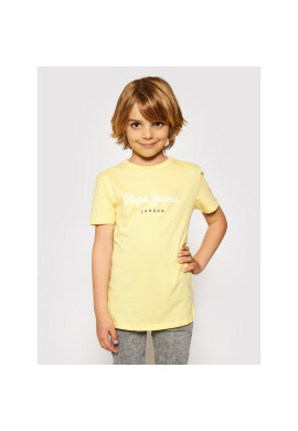 Pepe Jeans Тишърт Art PB501228 Жълт Regular Fit - Pepit.bg