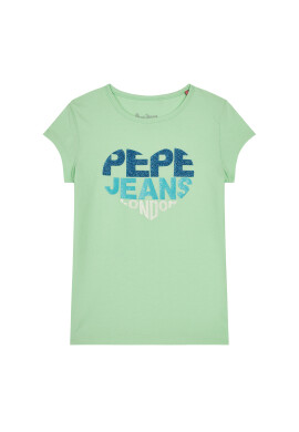 Pepe Jeans Тишърт Bendela PG502480 Зелен Regular Fit - Pepit.bg