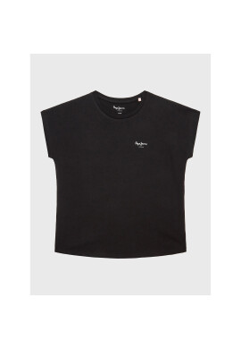Pepe Jeans Тишърт Bloomy PG502930 Черен Regular Fit - Pepit.bg
