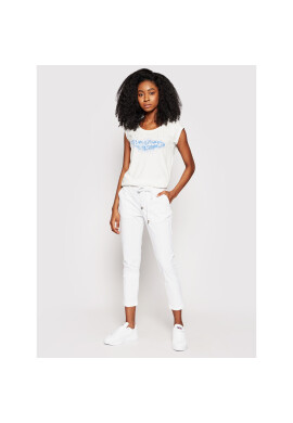 Pepe Jeans Тишърт Camila PL504827 Бял Regular Fit - Pepit.bg