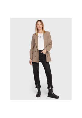 Pepe Jeans Тишърт Camila PL505292 Бял Regular Fit - Pepit.bg