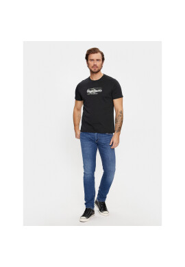 Pepe Jeans Тишърт Castle PM509204 Черен Regular Fit - Pepit.bg