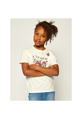 Pepe Jeans Тишърт Celine PG502376 Бял Regular Fit - Pepit.bg