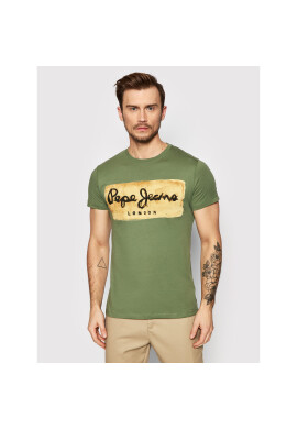 Pepe Jeans Тишърт Charing PM508104 Зелен Slim Fit - Pepit.bg