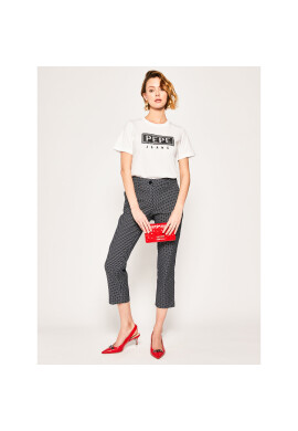 Pepe Jeans Тишърт Charis PL504443 Бял Regular Fit - Pepit.bg
