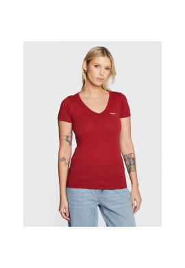 Pepe Jeans Тишърт Corine PL505305 Червен Regular Fit - Pepit.bg
