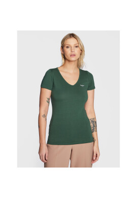 Pepe Jeans Тишърт Corine PL505305 Зелен Regular Fit - Pepit.bg