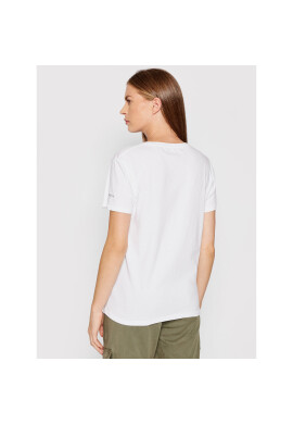 Pepe Jeans Тишърт Cristinas PL504996 Бял Regular Fit - Pepit.bg