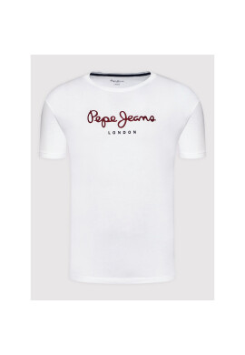 Pepe Jeans Тишърт Eggo PM508208 Бял Regular Fit - Pepit.bg