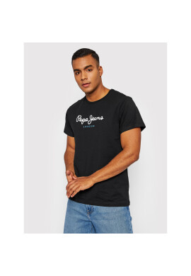 Pepe Jeans Тишърт Eggo PM508208 Черен Regular Fit - Pepit.bg