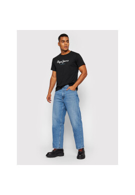 Pepe Jeans Тишърт Eggo PM508208 Черен Regular Fit - Pepit.bg