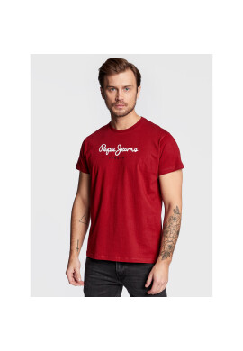 Pepe Jeans Тишърт Eggo PM508208 Червен Regular Fit - Pepit.bg