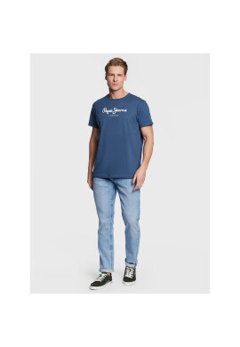 Pepe Jeans Тишърт Eggo PM508208 Тъмносин Regular Fit - Pepit.bg