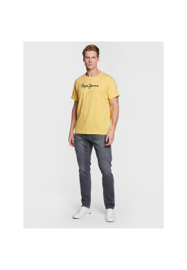 Pepe Jeans Тишърт Eggo PM508208 Жълт Regular Fit - Pepit.bg