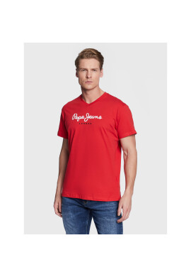Pepe Jeans Тишърт Eggo PM508271 Червен Regular Fit - Pepit.bg