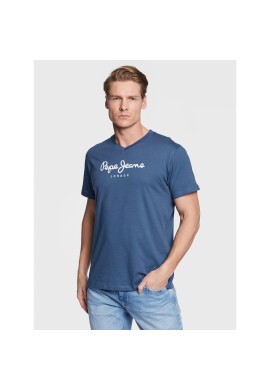 Pepe Jeans Тишърт Eggo PM508271 Тъмносин Regular Fit - Pepit.bg