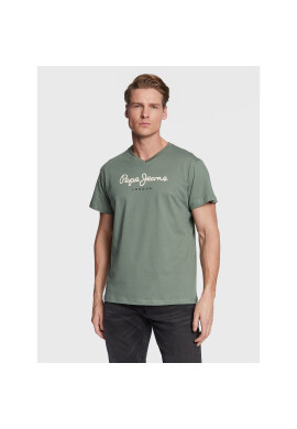 Pepe Jeans Тишърт Eggo PM508271 Зелен Regular Fit - Pepit.bg
