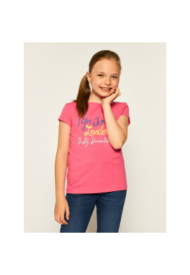 Pepe Jeans Тишърт Farrah PG502441 Розов Regular Fit - Pepit.bg
