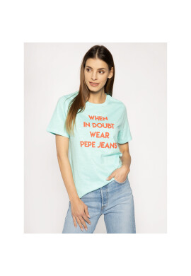 Pepe Jeans Тишърт Freja PL504463 Син Regular Fit - Pepit.bg