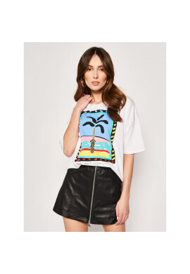 Pepe Jeans Тишърт Lali PL504466 Бял Regular Fit - Pepit.bg