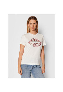 Pepe Jeans Тишърт Lips PL505005 Бял Regular Fit - Pepit.bg