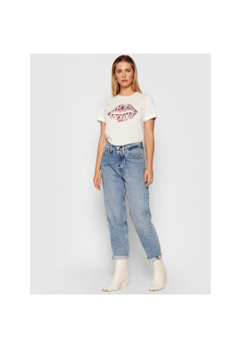 Pepe Jeans Тишърт Lips PL505005 Бял Regular Fit - Pepit.bg
