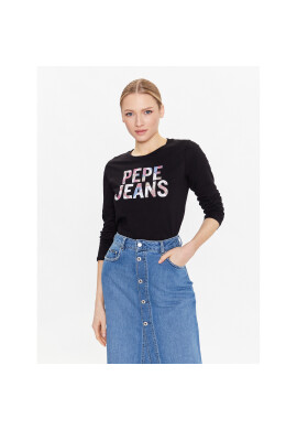 Pepe Jeans Тишърт Luna PL505394 Черен Regular Fit - Pepit.bg