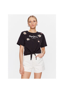 Pepe Jeans Тишърт Odessa PL505455 Черен Regular Fit - Pepit.bg