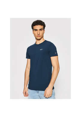 Pepe Jeans Тишърт Original Basic 3 PM506153 Тъмносин Slim Fit - Pepit.bg