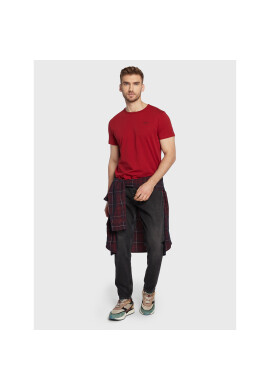 Pepe Jeans Тишърт Original Basic PM508212 Бордо Slim Fit - Pepit.bg