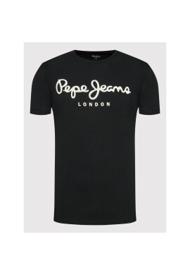 Pepe Jeans Тишърт Original PM508210 Черен Slim Fit - Pepit.bg