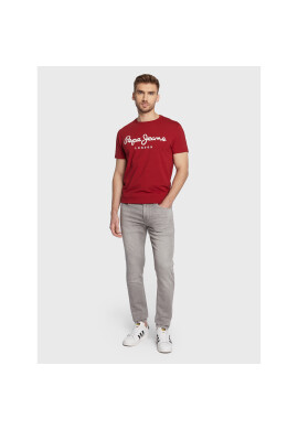Pepe Jeans Тишърт Original PM508210 Червен Slim Fit - Pepit.bg