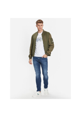 Pepe Jeans Тишърт Ovingdean PM508946 Бял Regular Fit - Pepit.bg