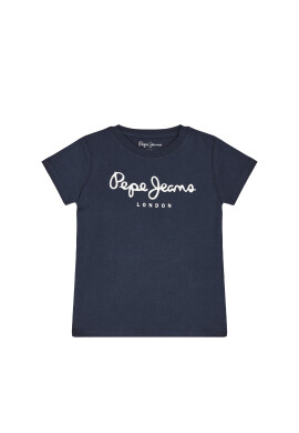 Pepe Jeans Тишърт PB501228 Тъмносин Regular Fit - Pepit.bg