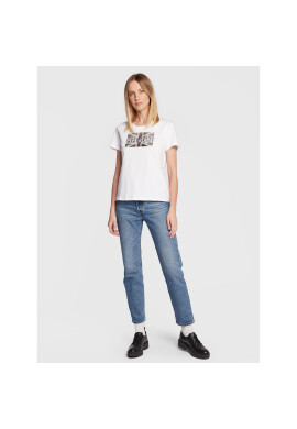 Pepe Jeans Тишърт Pearl PL505222 Бял Regular Fit - Pepit.bg