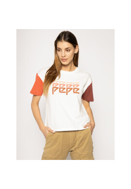 Pepe Jeans Тишърт Penelope PL504480 Бял Regular Fit - Pepit.bg