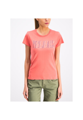 Pepe Jeans Тишърт PL504044 Розов Regular Fit - Pepit.bg