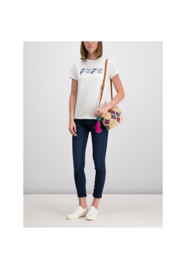 Pepe Jeans Тишърт PL504145 Бял Regular Fit - Pepit.bg