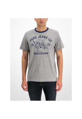 Pepe Jeans Тишърт PM506547 Сив Regular Fit - Pepit.bg