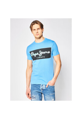 Pepe Jeans Тишърт Poplar PM507225 Син Regular Fit - Pepit.bg