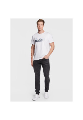 Pepe Jeans Тишърт Rafa PM508673 Бял Regular Fit - Pepit.bg