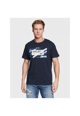 Pepe Jeans Тишърт Rederick PM508685 Тъмносин Regular Fit - Pepit.bg